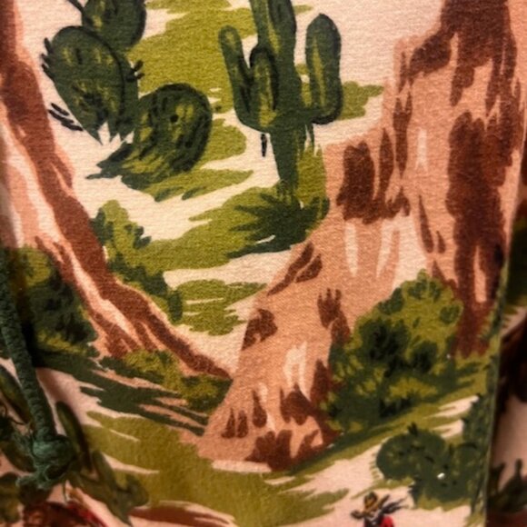 VINTAGE ESPRIT DE CORP Cropped Hoodie Shirt - Picture 8 of 9